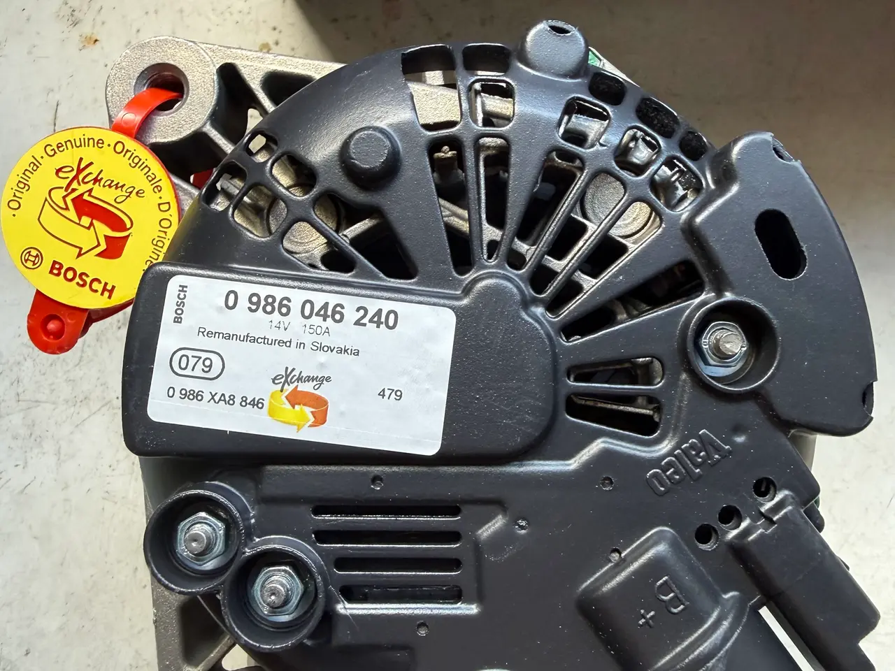Billede 16 - Ny BOSCH Generator Varenr.: 0 986 046 240.