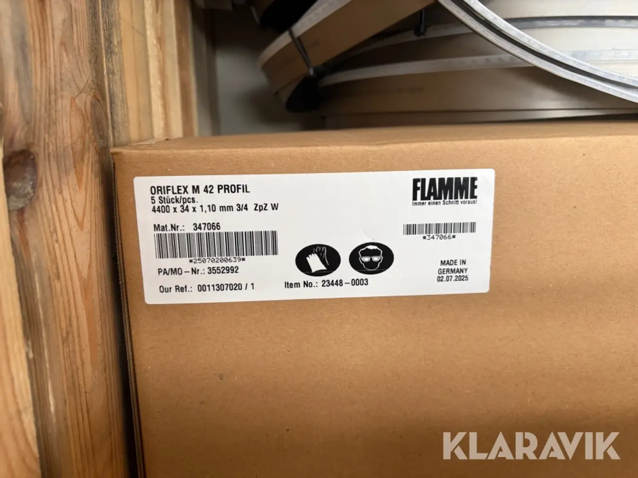 Billede 5 - Rundsavklinger Flamme Orifflex M42 spezial 1 Palle