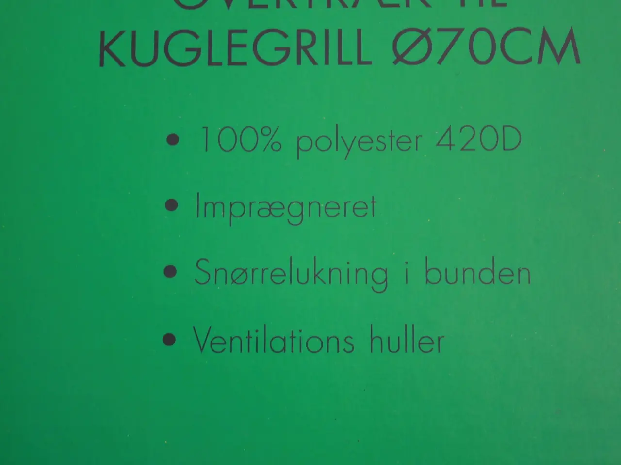 Billede 2 - Overtræk til kuglegril