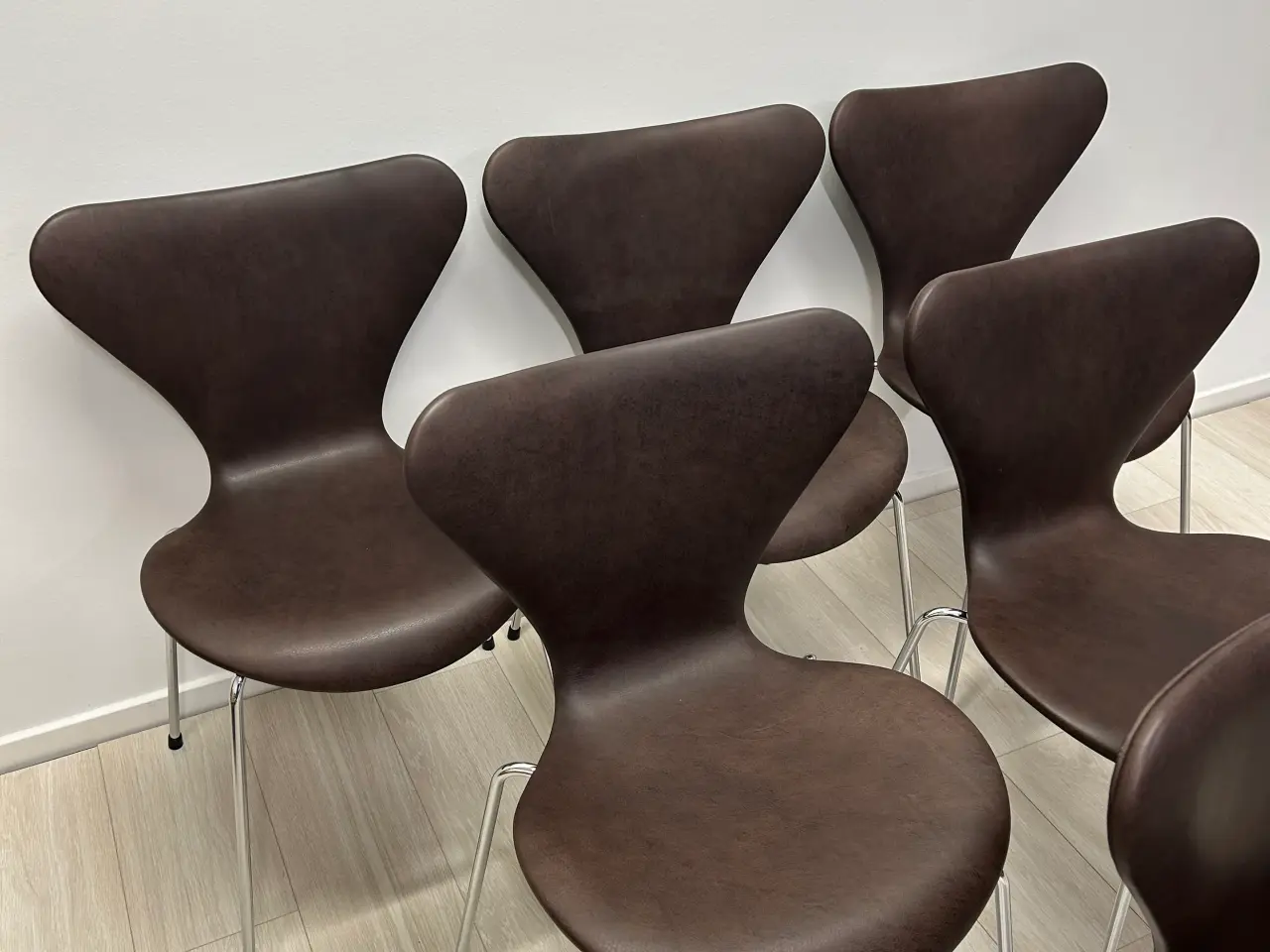 Billede 3 - FH 3107 Syverstole af Arne Jacobsen Læder