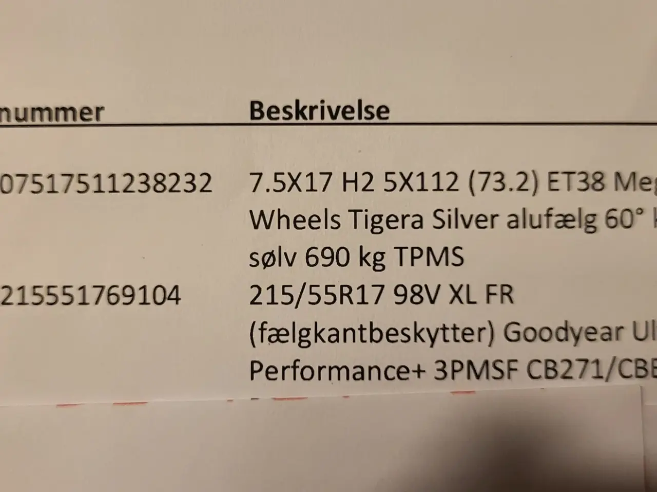 Billede 2 - Good Year Alpin 6,vinterdæk på alufælge fra SDS