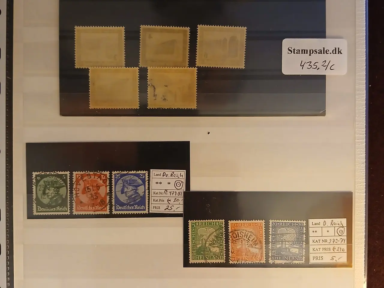 Billede 3 - Deutsches Reich (435) 6 plancher med 8 sider