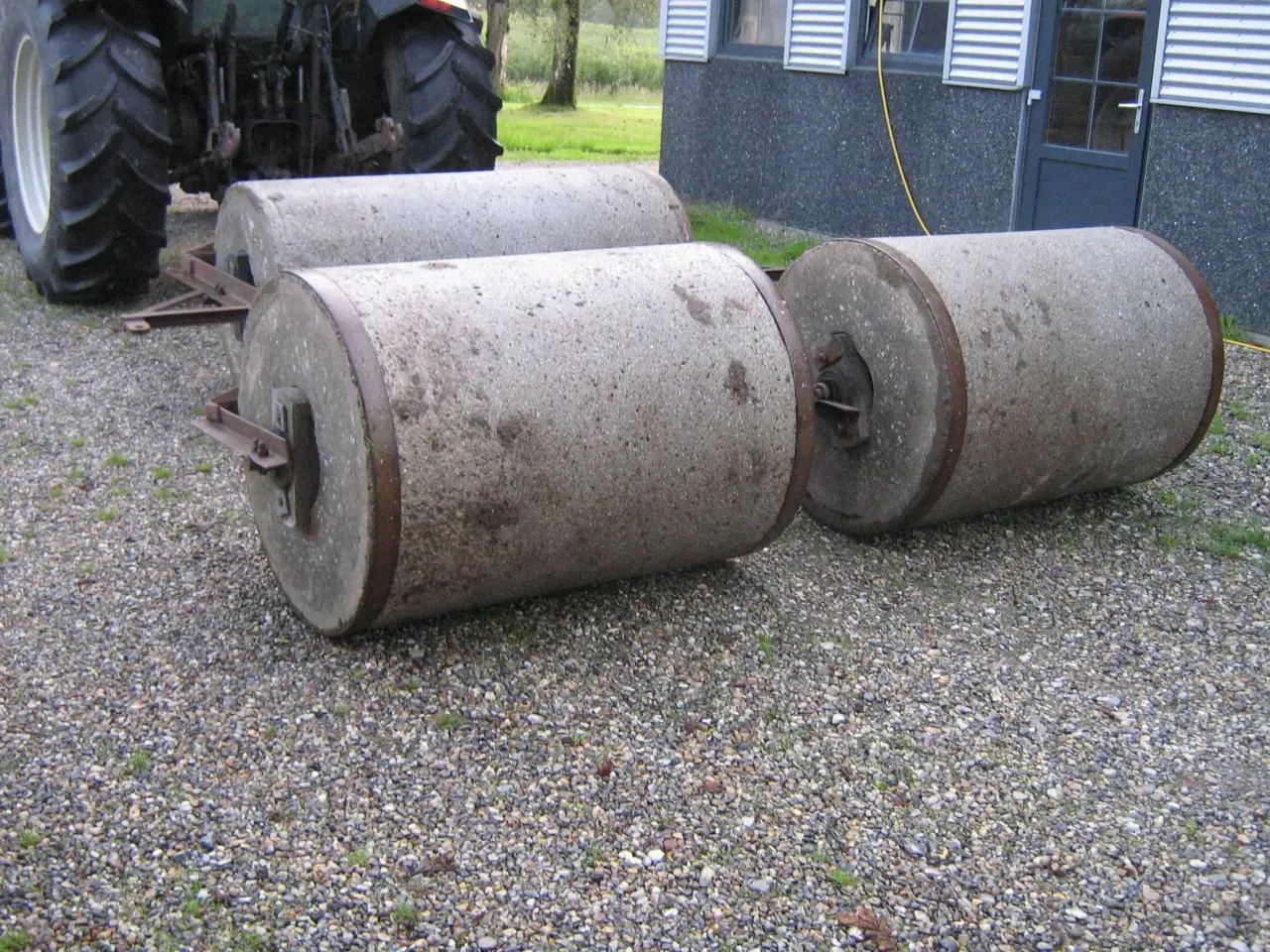 Billede 2 - Tromlesæt,cementtromle