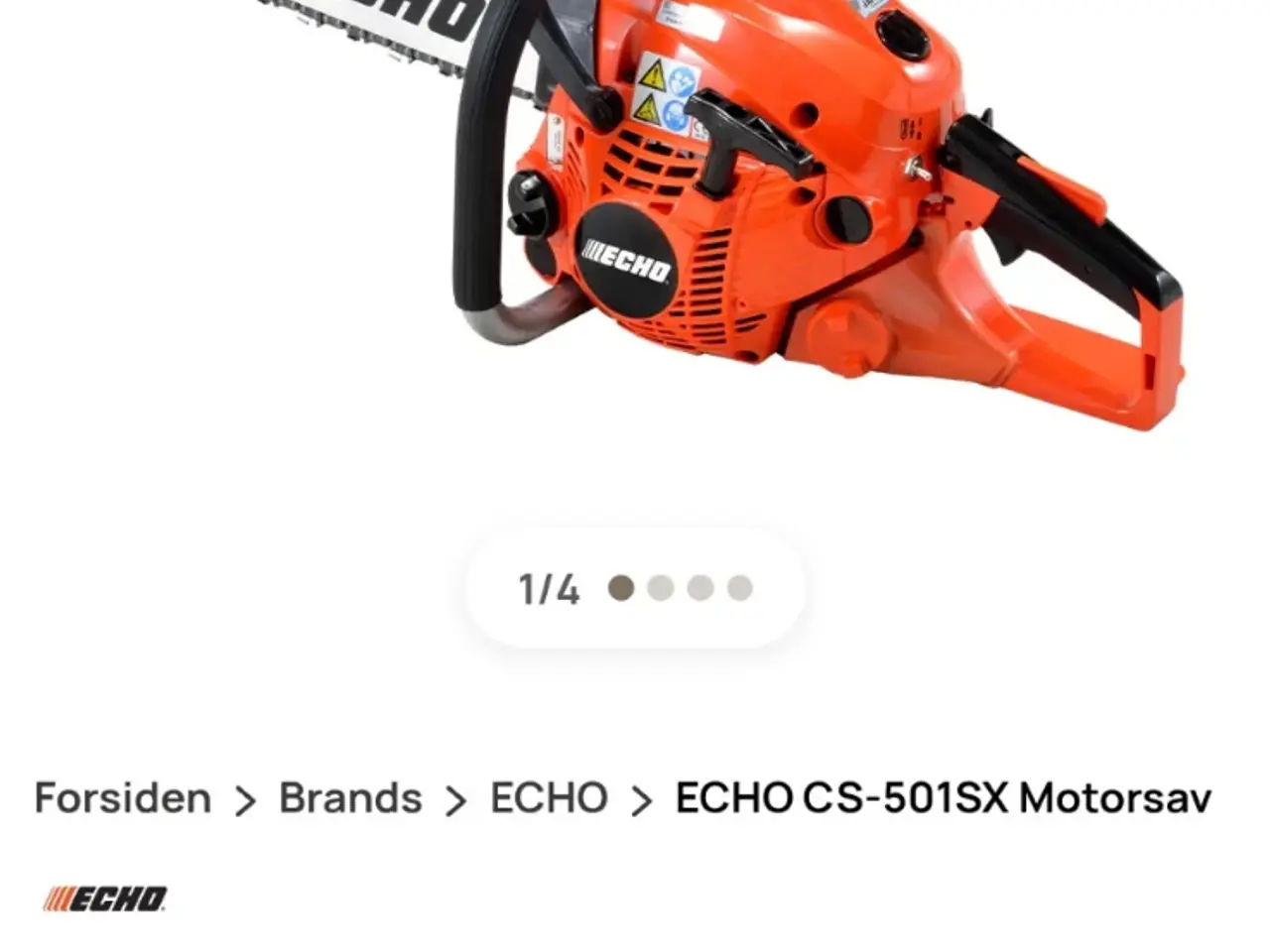 Billede 6 - Echo motorsav CS-501SX