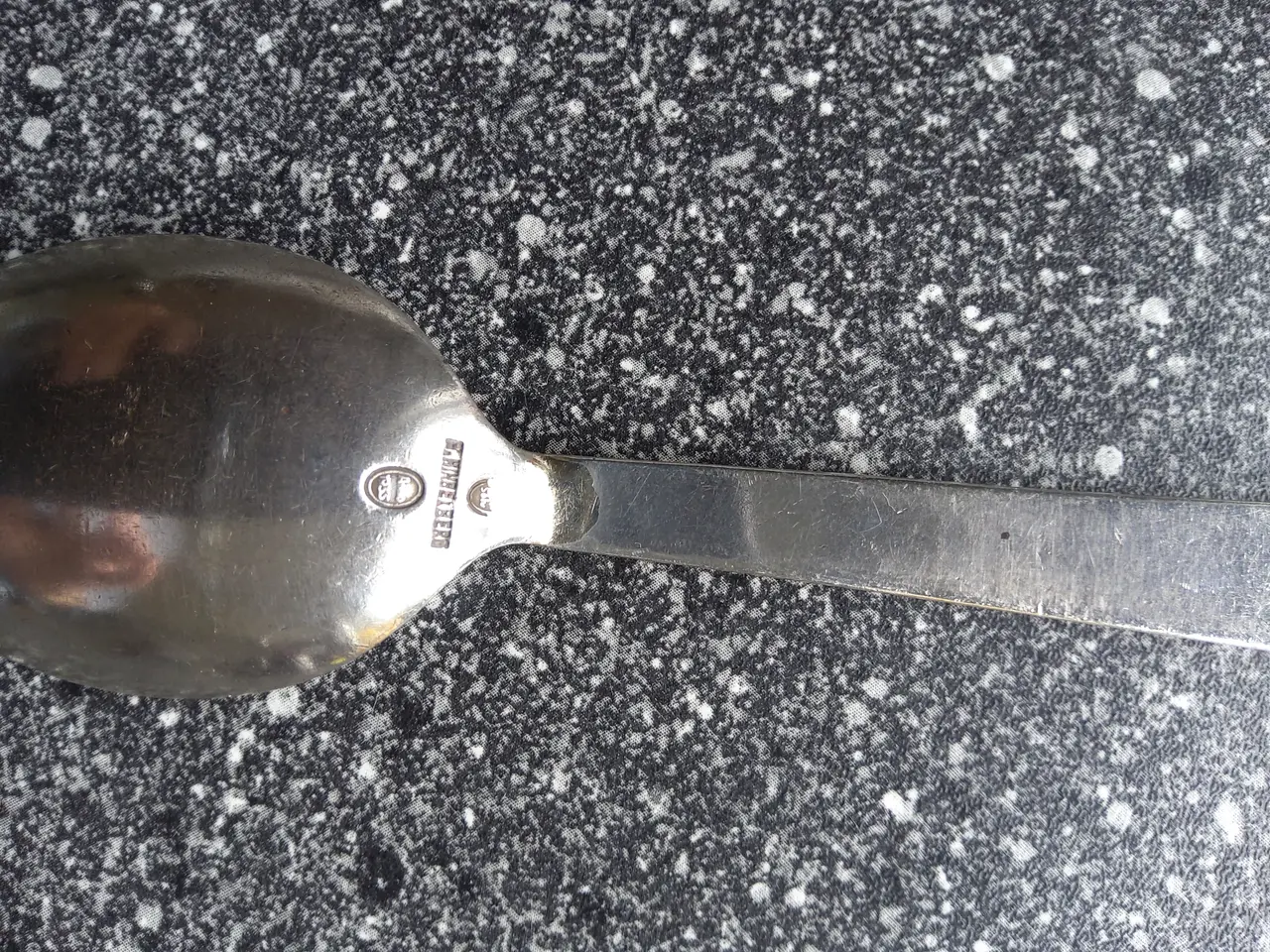 Billede 6 - Spiseske med flot mønster. fra 1933.