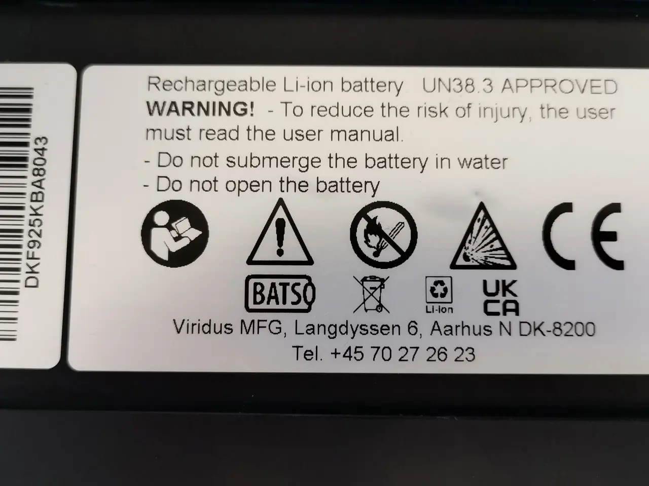 Billede 3 - Promovec batteri 10,4 AH til el-cykel