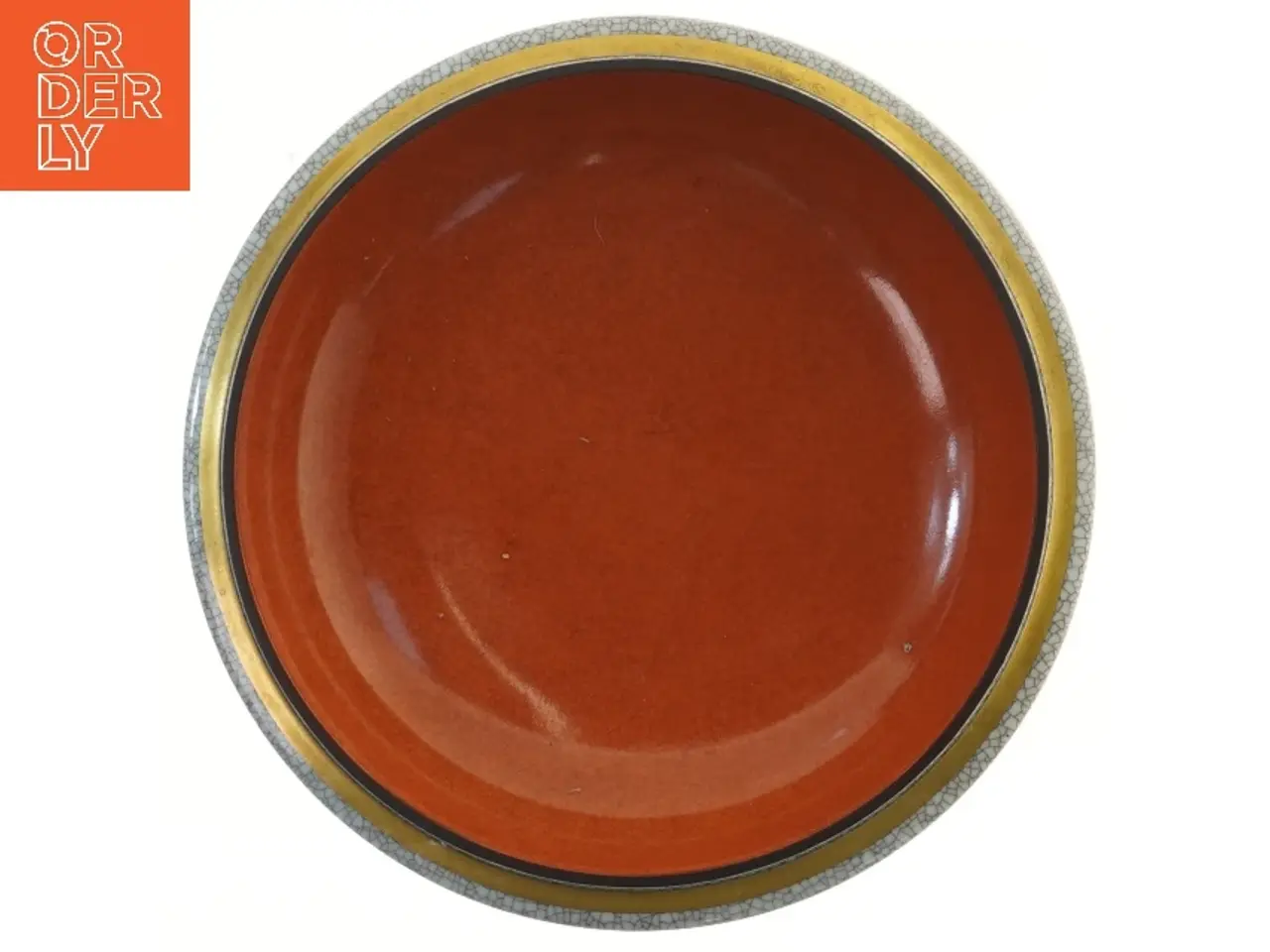 Billede 2 - Craquele (krakeleret) fra Royal Copenhagen (str. Ø 25,5 cm)