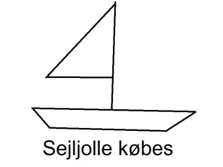 Købes: Sejljolle med mast & sejl