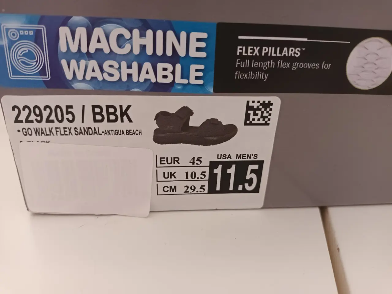 Billede 4 - Sorte Go Walk Flex Skechers Sandaler 45/11.5