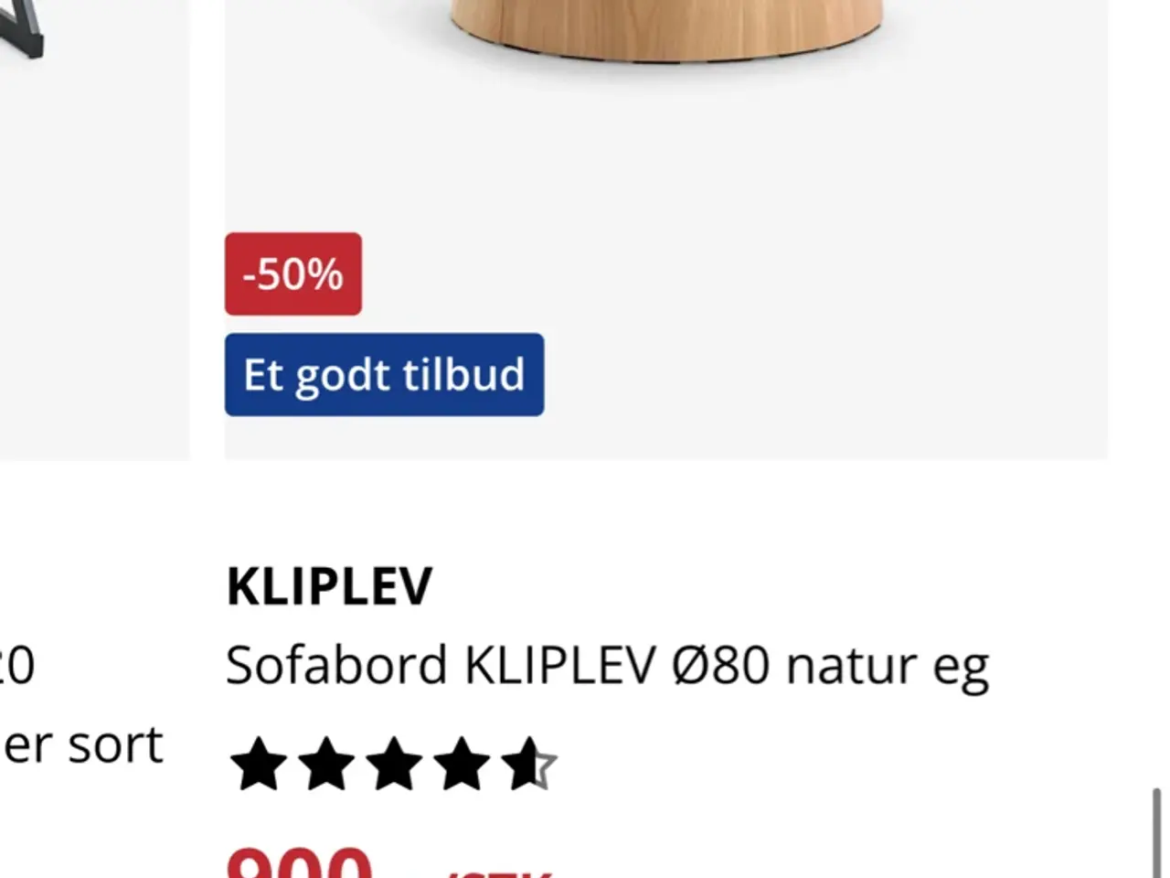 Billede 1 - Sofabord og hjørne bor