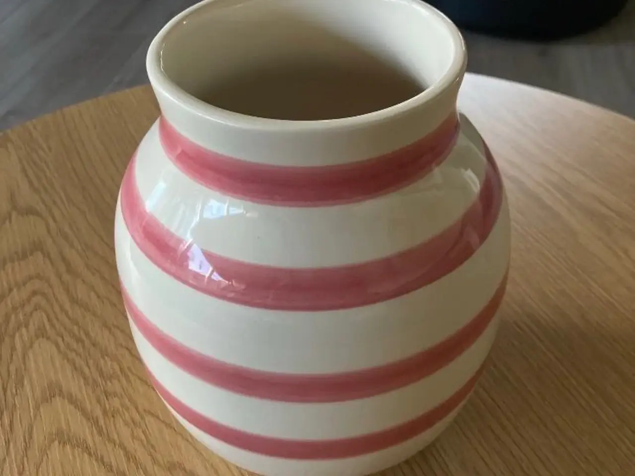 Billede 1 - Kähler Omaggio vase – 20 cm (rosa/hvid)