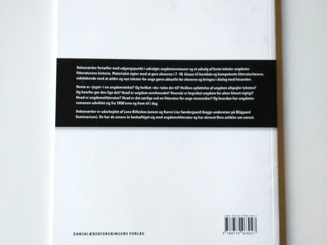Billede 3 - Vokseværker. Ungdomslitteraturhistorie. Lærerhæfte