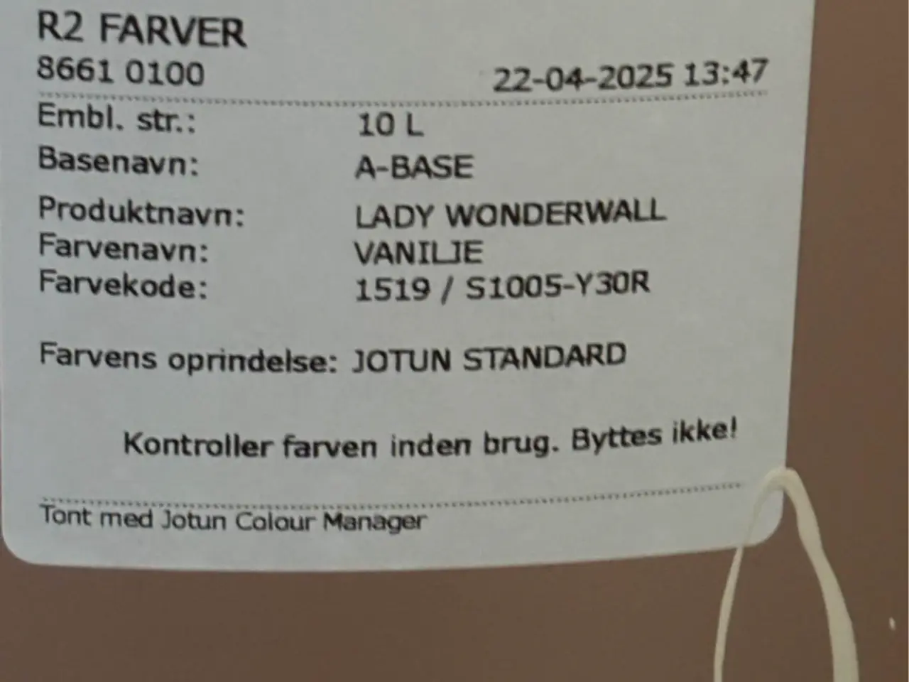 Billede 2 - Jotun Matt maling