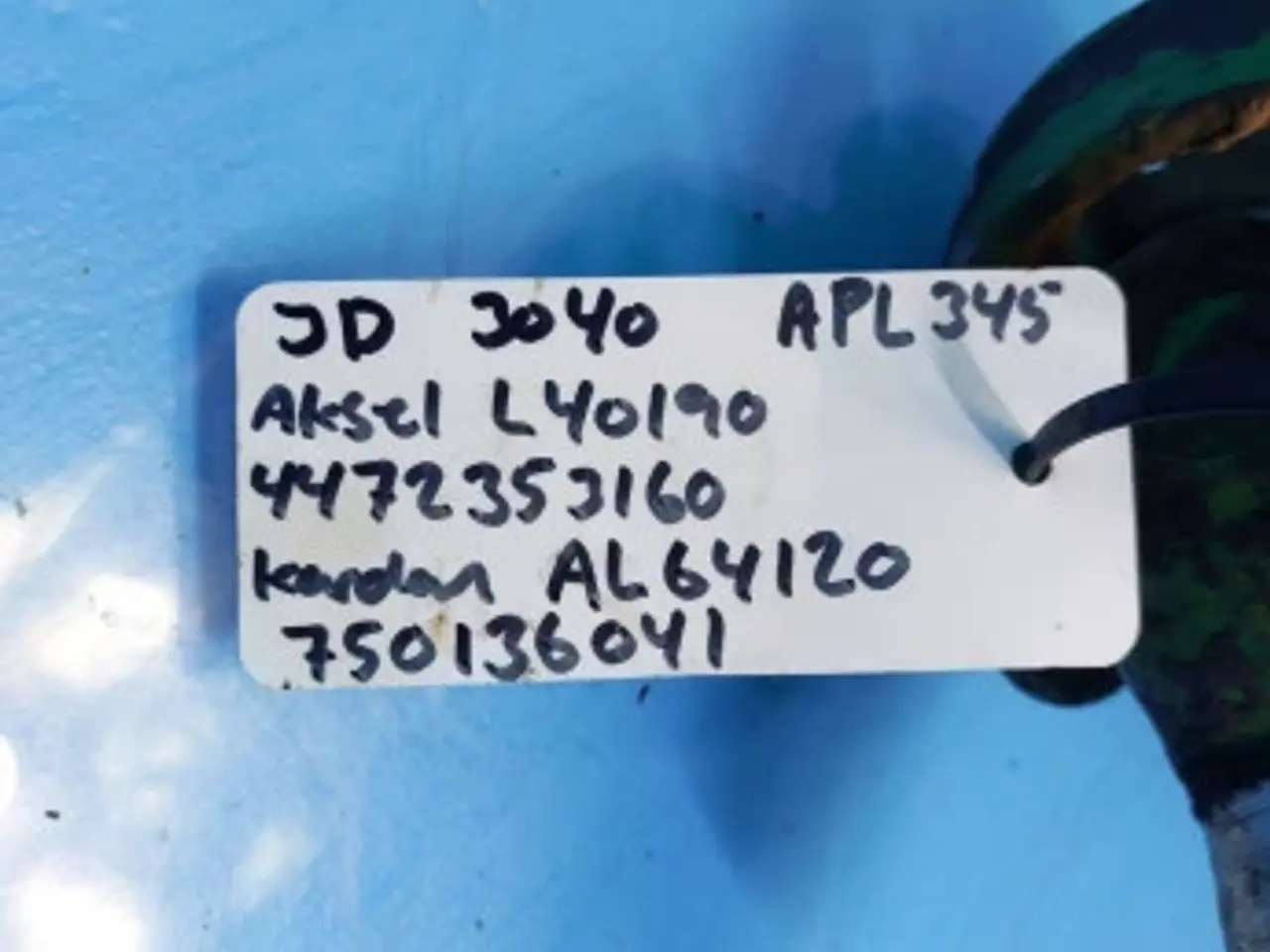 Billede 13 - John Deere 3040 Kardan AL64120 APL345