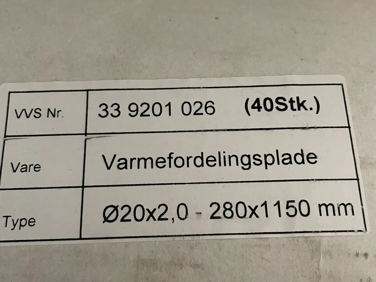 Billede 3 - Varmefordelingsplader gulvvarme Ø20 mm