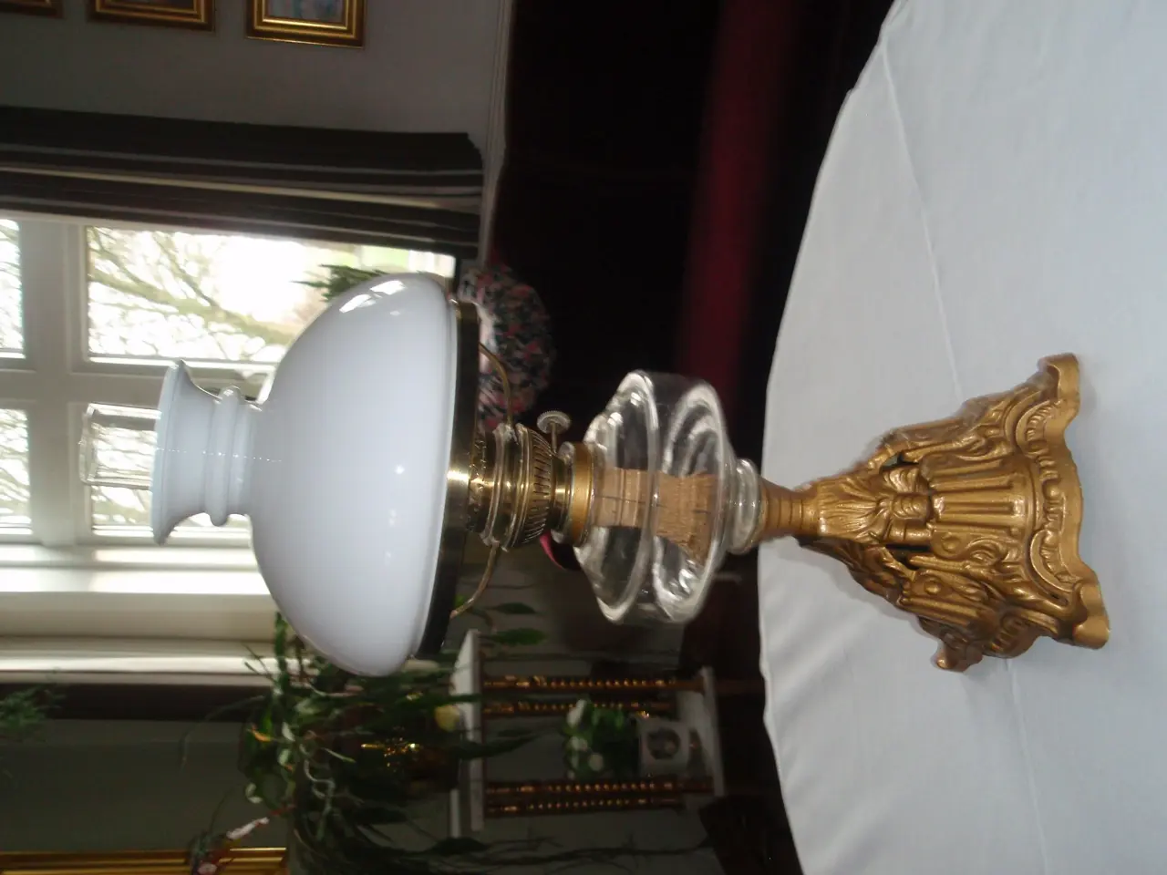 Billede 1 - Bord petroleums lampe
