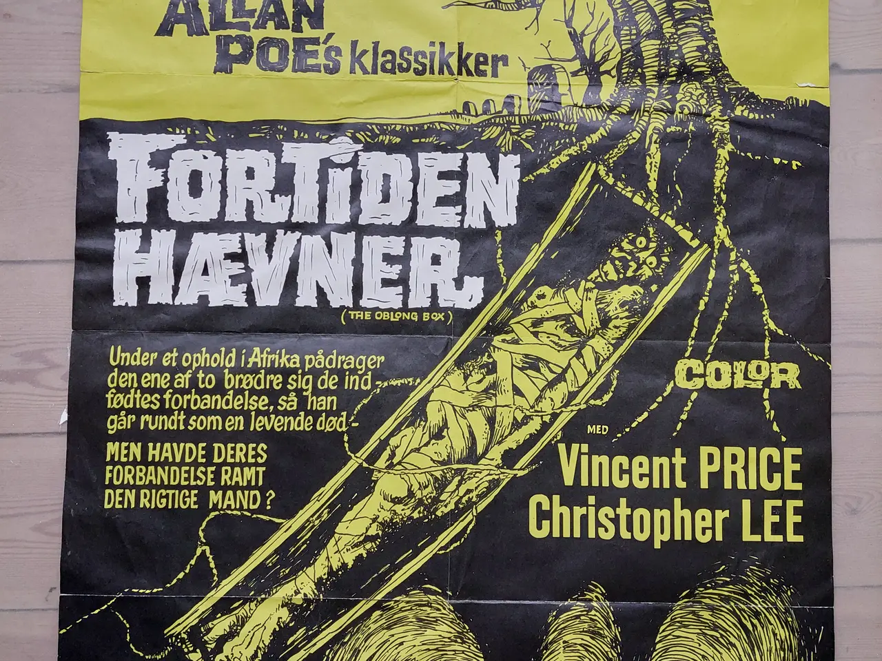 Billede 1 - Original gyserplakat (1969) – Fortiden Hævner