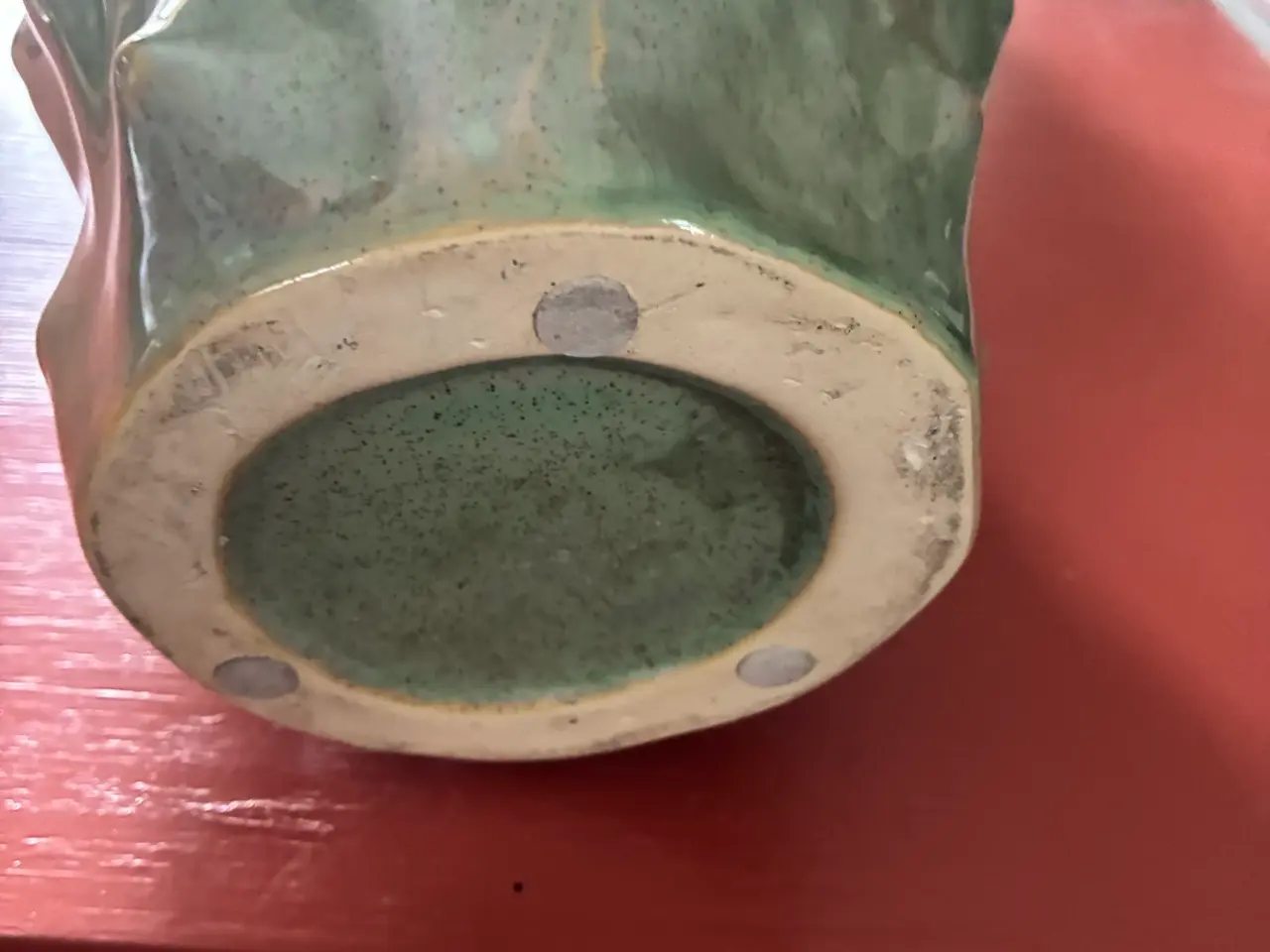 Billede 3 - Flot stor vase med knubber