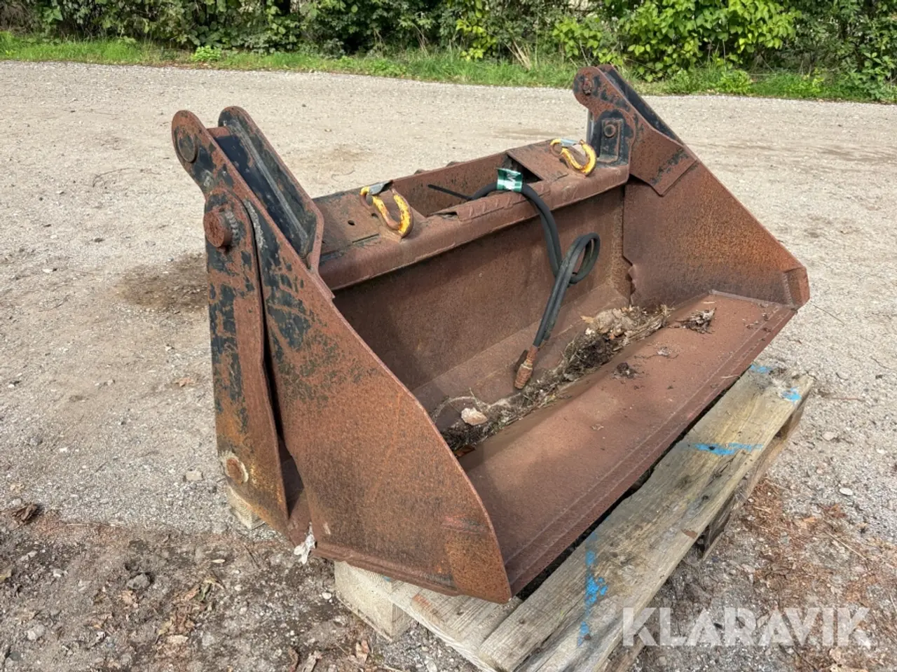 Billede 4 - 4-i-1 skovl til minilæsser med hydraulik