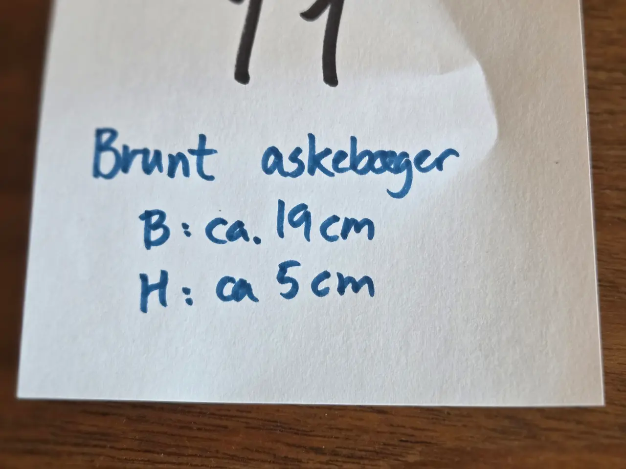 Billede 6 - Axella design keramik askebæger – Brun glasur 19cm