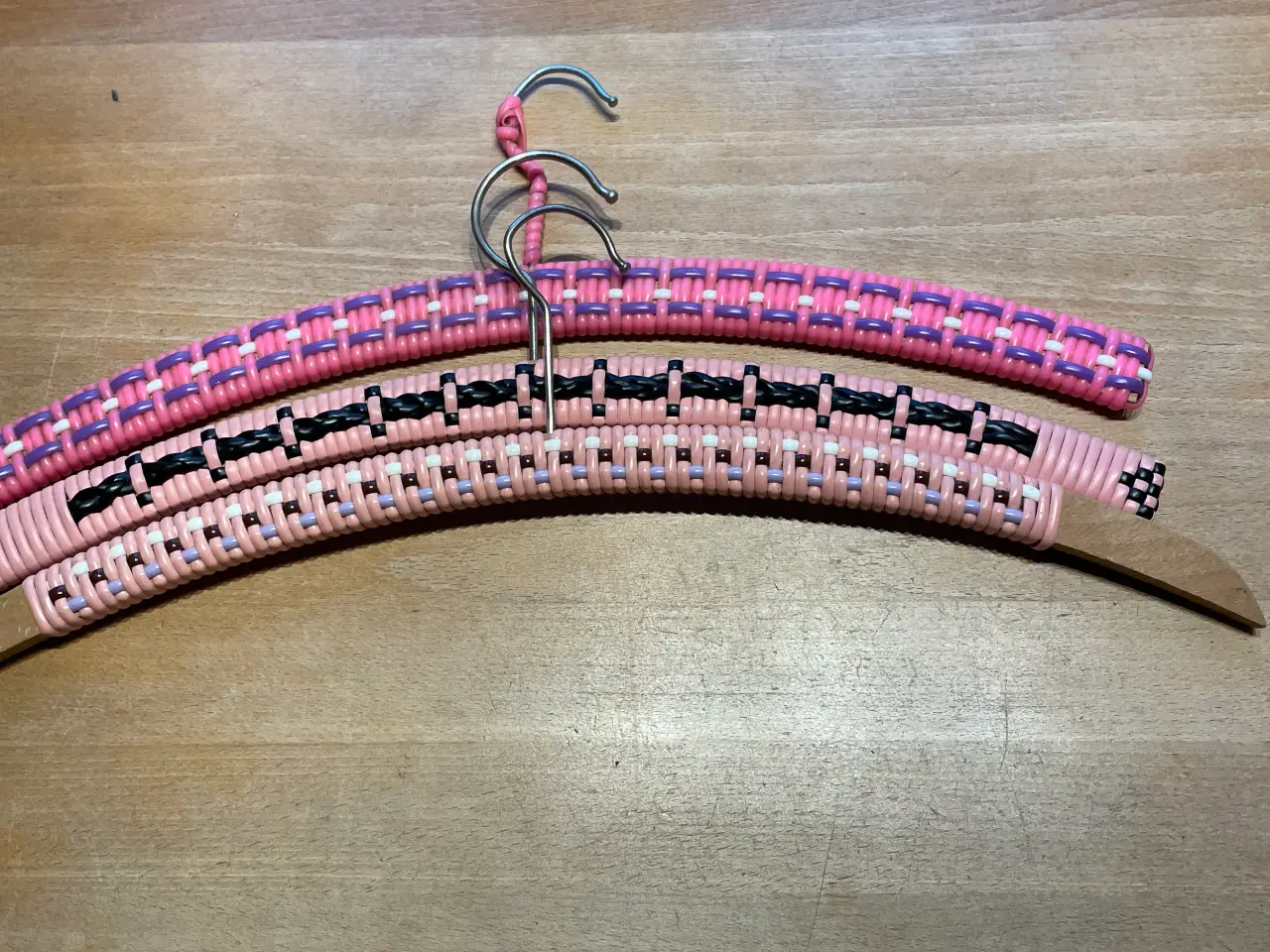 Billede 1 - Træ bøjler omviklede retro