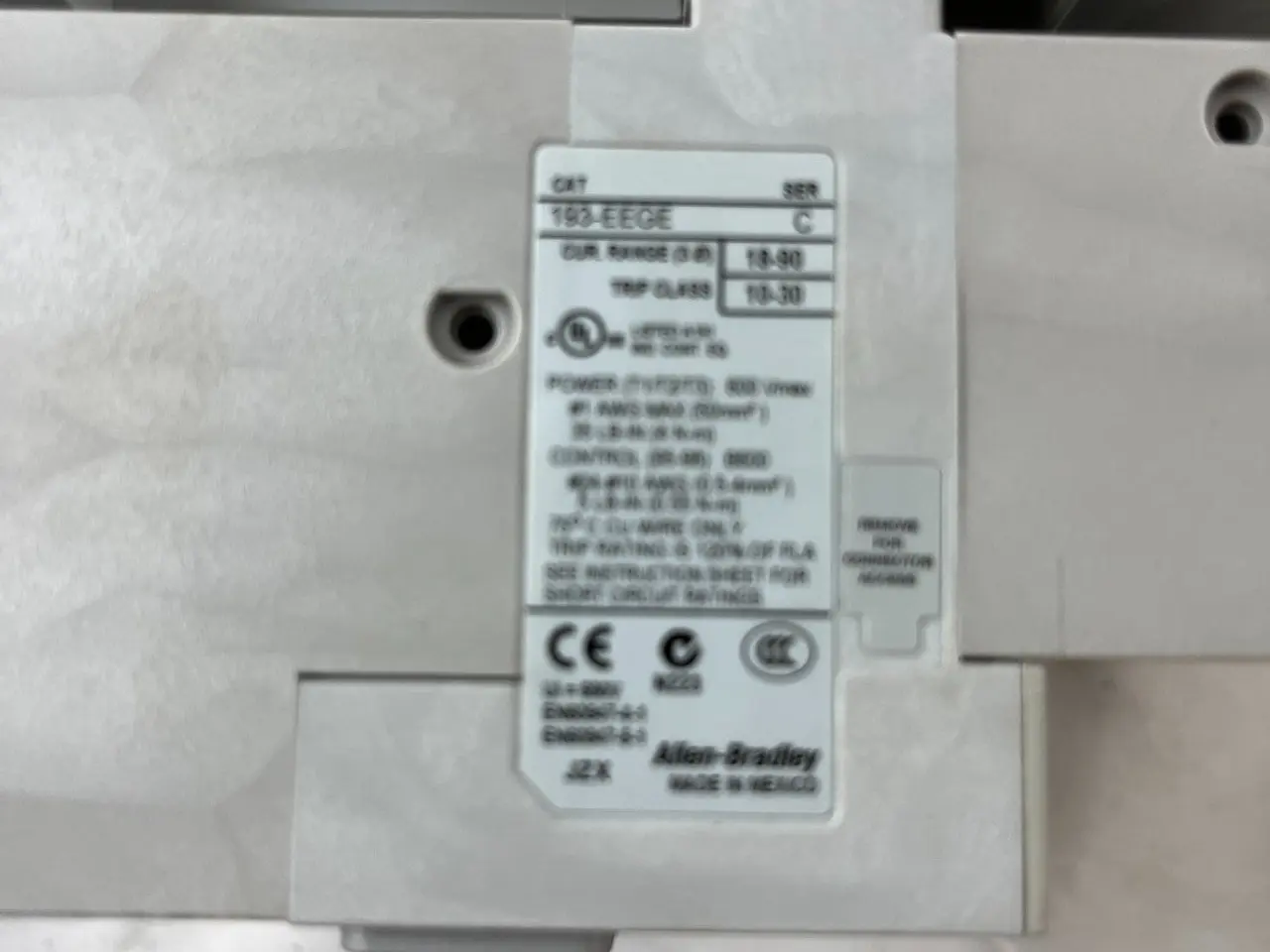 Billede 12 - Allen-Bradley Motor Starter parti 100-C60 193-EEGE