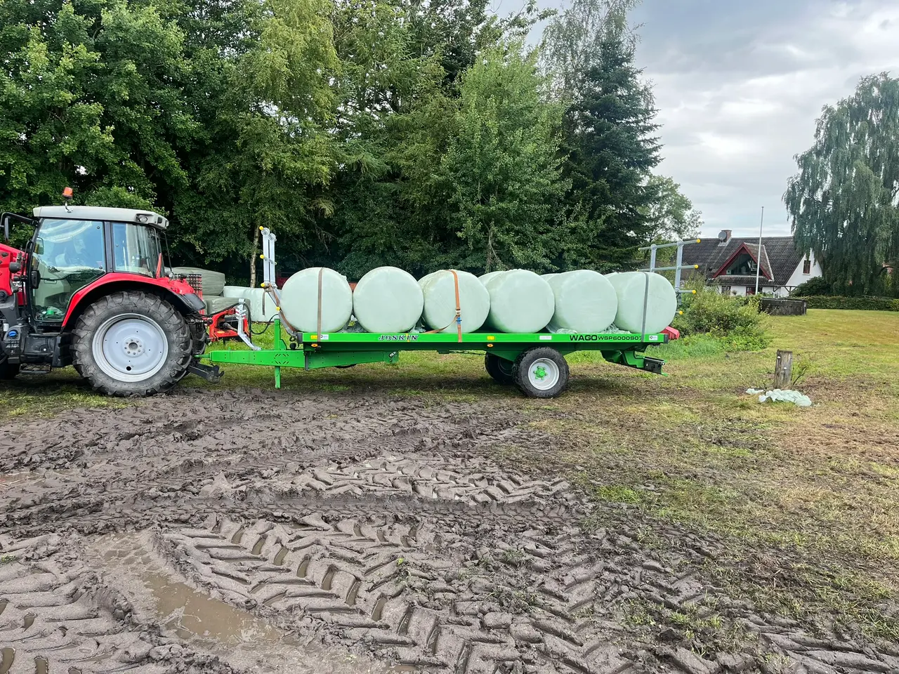Billede 1 - 7321 Gadbjerg. rundwrap hø sælges, gratis levering