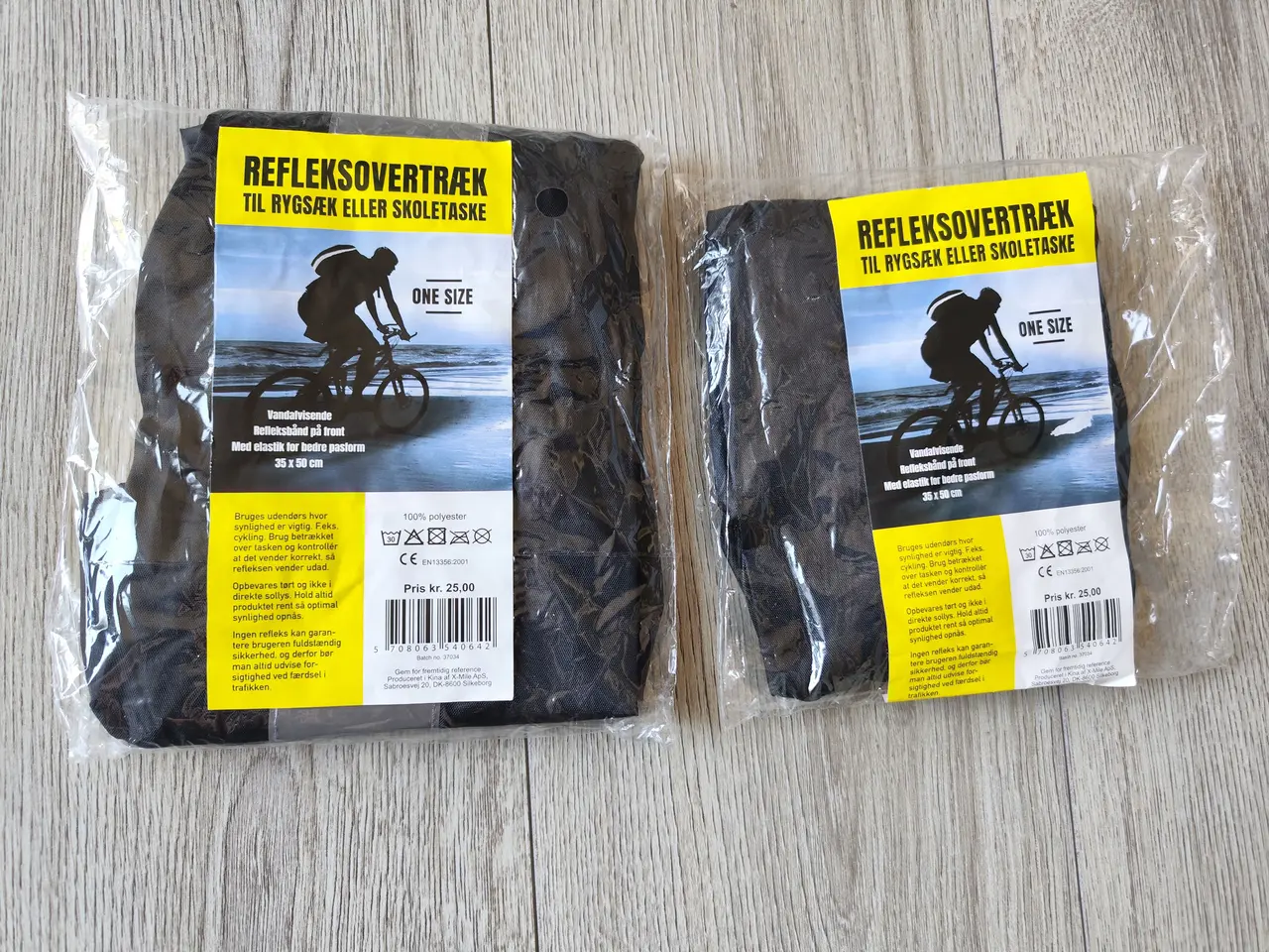 Billede 1 - Refleksovertræk til rygsæk eller skoletaske *NY*
