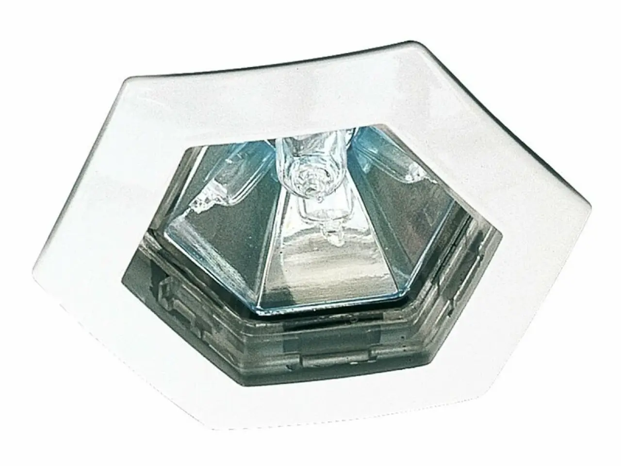 Billede 2 - 4 x Indbyggede spotlights sæt Premium Line Hexa hv