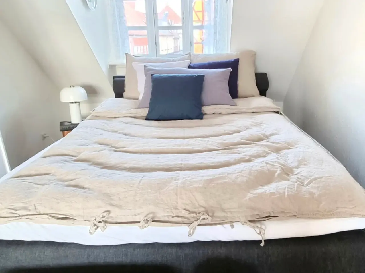 Billede 3 - 2 sengesæt hør / bomuld 140x200 cm.