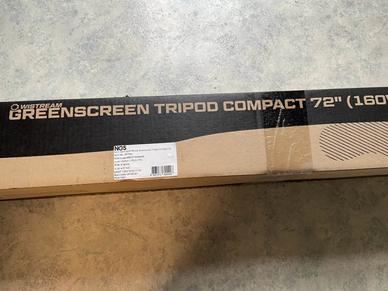 Billede 4 - Green Screen, Tripod Compakt, 160w x 92 H.