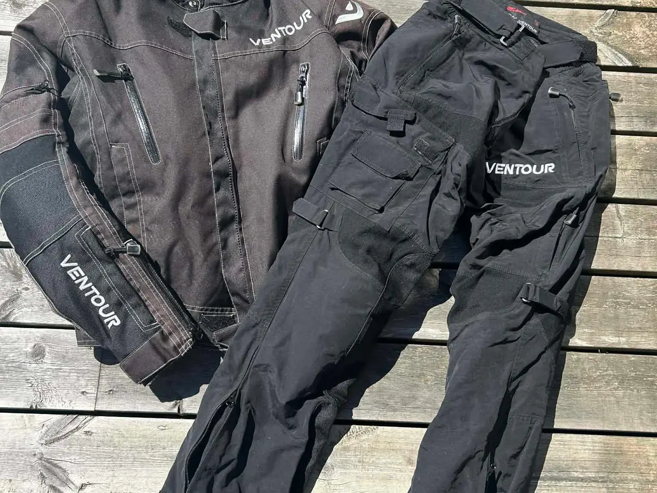 Billede 4 - Ventour motorcykel jakke og bukser sæt sort
