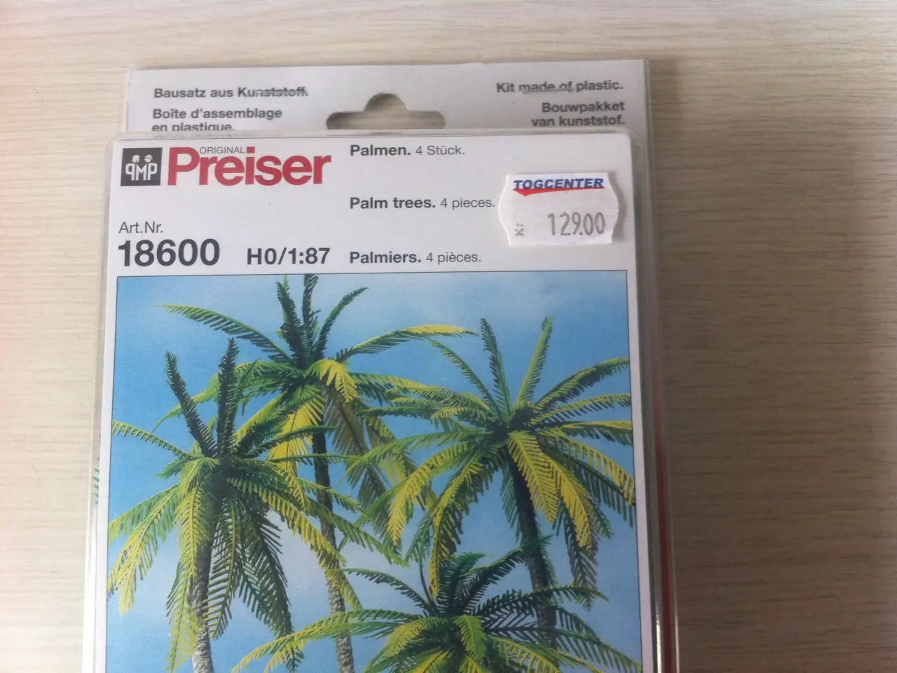 Billede 2 - Uåbnet Preiser 18600 HO 1/87 palmetræer