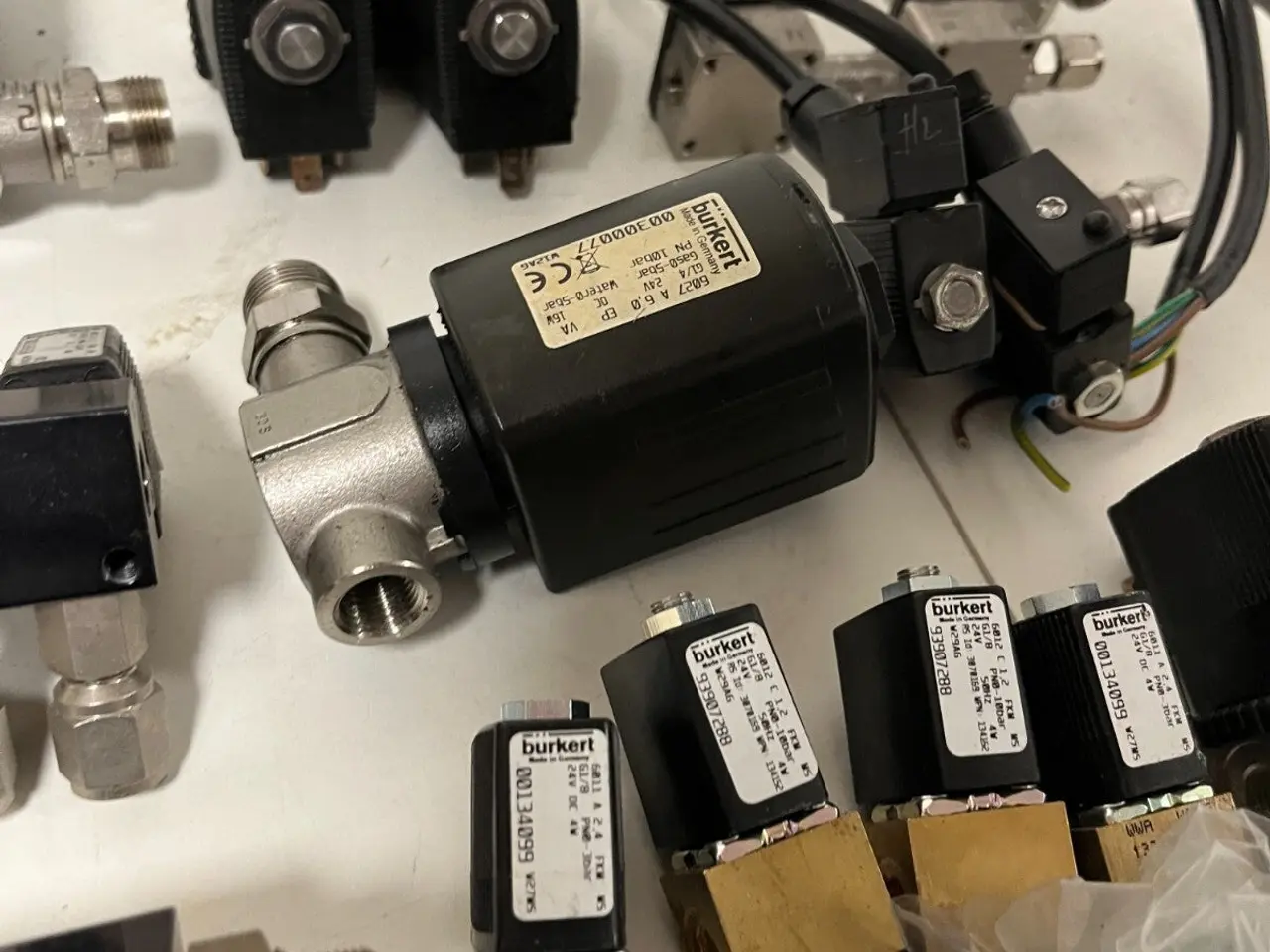 Billede 16 - Bürkert magnetventil parti 6013 6014 6016 Fittings