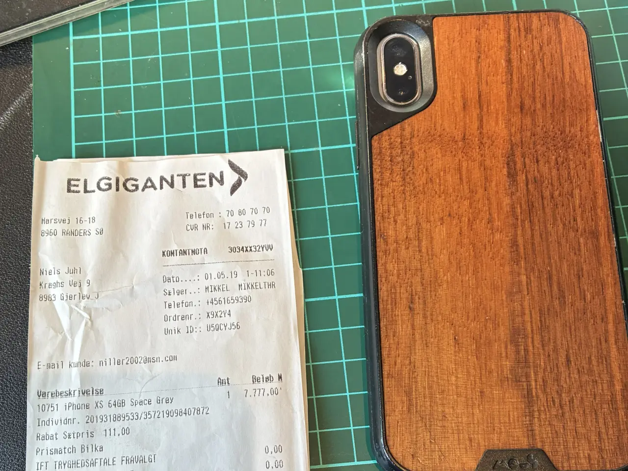 Billede 2 - Mobil med kvittering og alt tilbehør