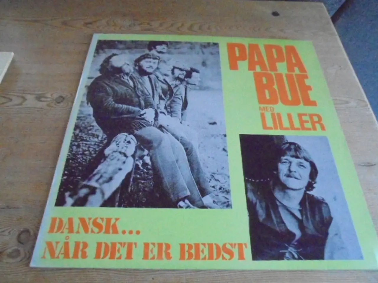 Billede 1 - LP: Papa Bue Med Liller – Dansk...Når Det Er Bedst