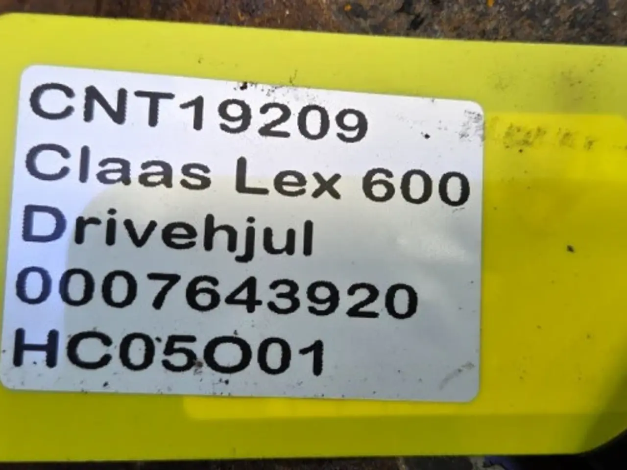 Billede 9 - Claas Lexion 600 Drivehjul 0007643920
