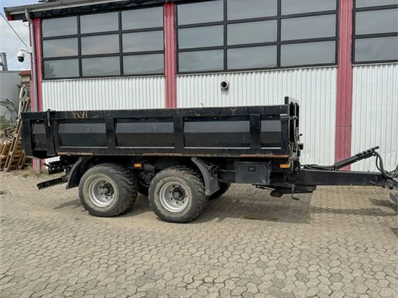 Billede 7 - ABC Köksal Hummel RM44100 - Tip trailer med hurtigskift / Tip trailer with quick coupler hydraulik