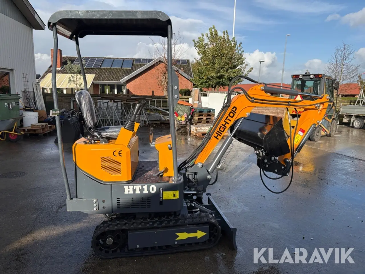 Billede 8 - Minigraver m/svingbar arm + redskabspakke Hightop HT10