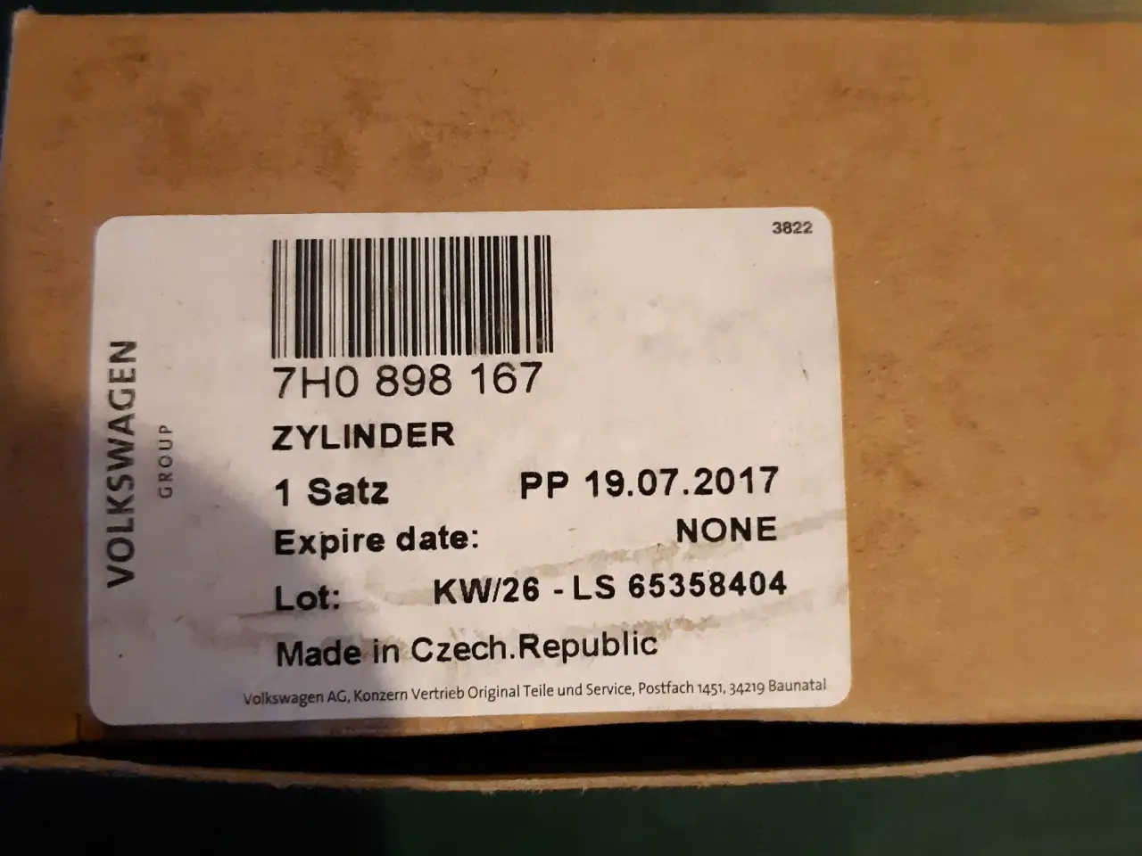 Billede 1 - Transporter T5 ny låsecylinder