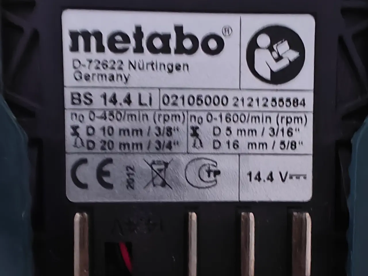 Billede 3 - Metabo BS 14.4 Li akku bore-/skruemaskine