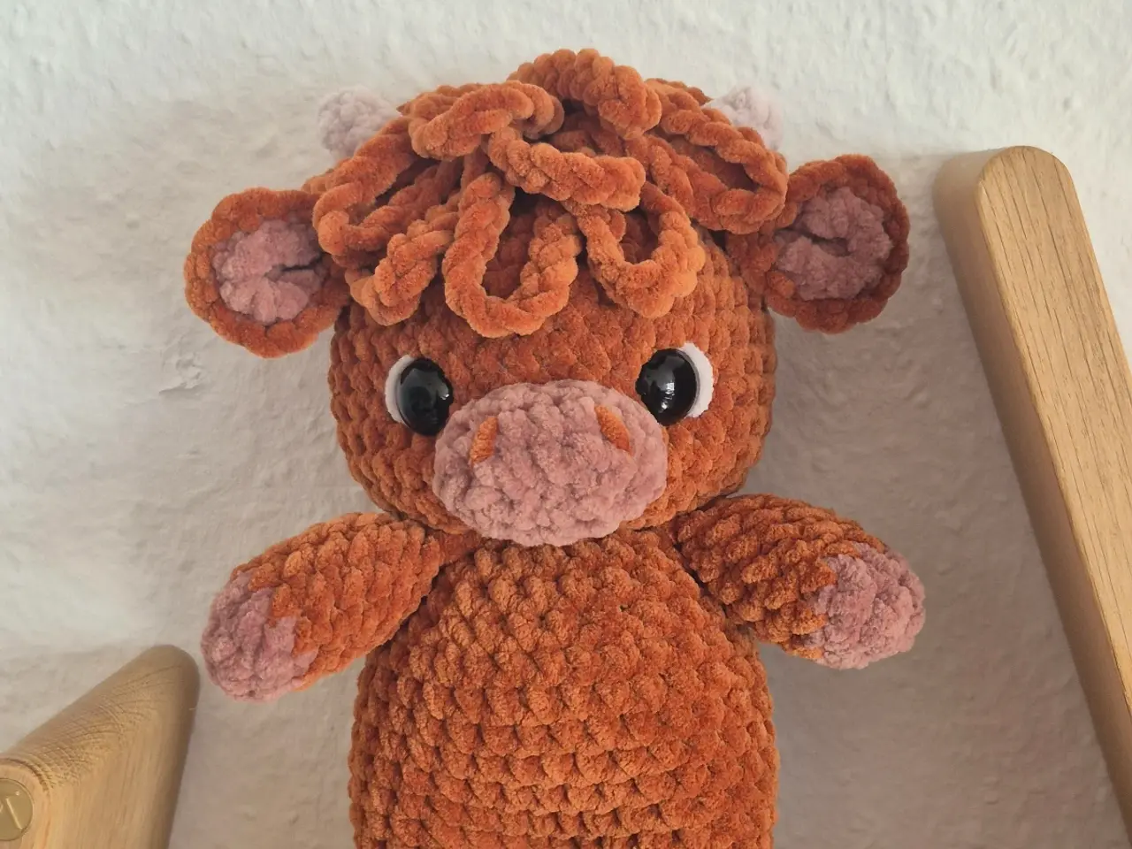 Billede 1 - Hæklet highlander ko bamse