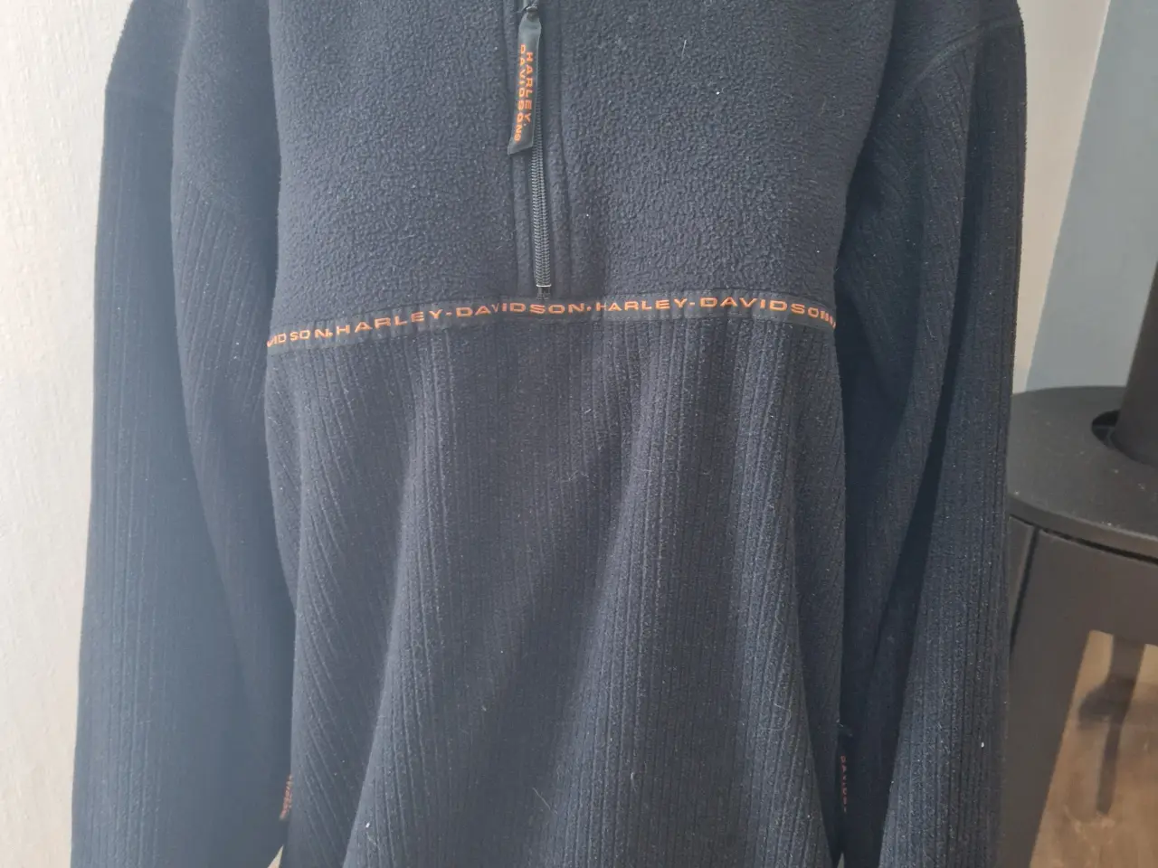Billede 1 - Harley-Davidson fleece trøje med lynlås 