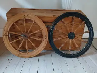 Hjul fra gl. spinderokke