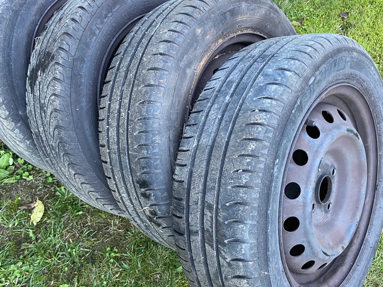 Billede 1 - Fine stålfælge m. Dæk