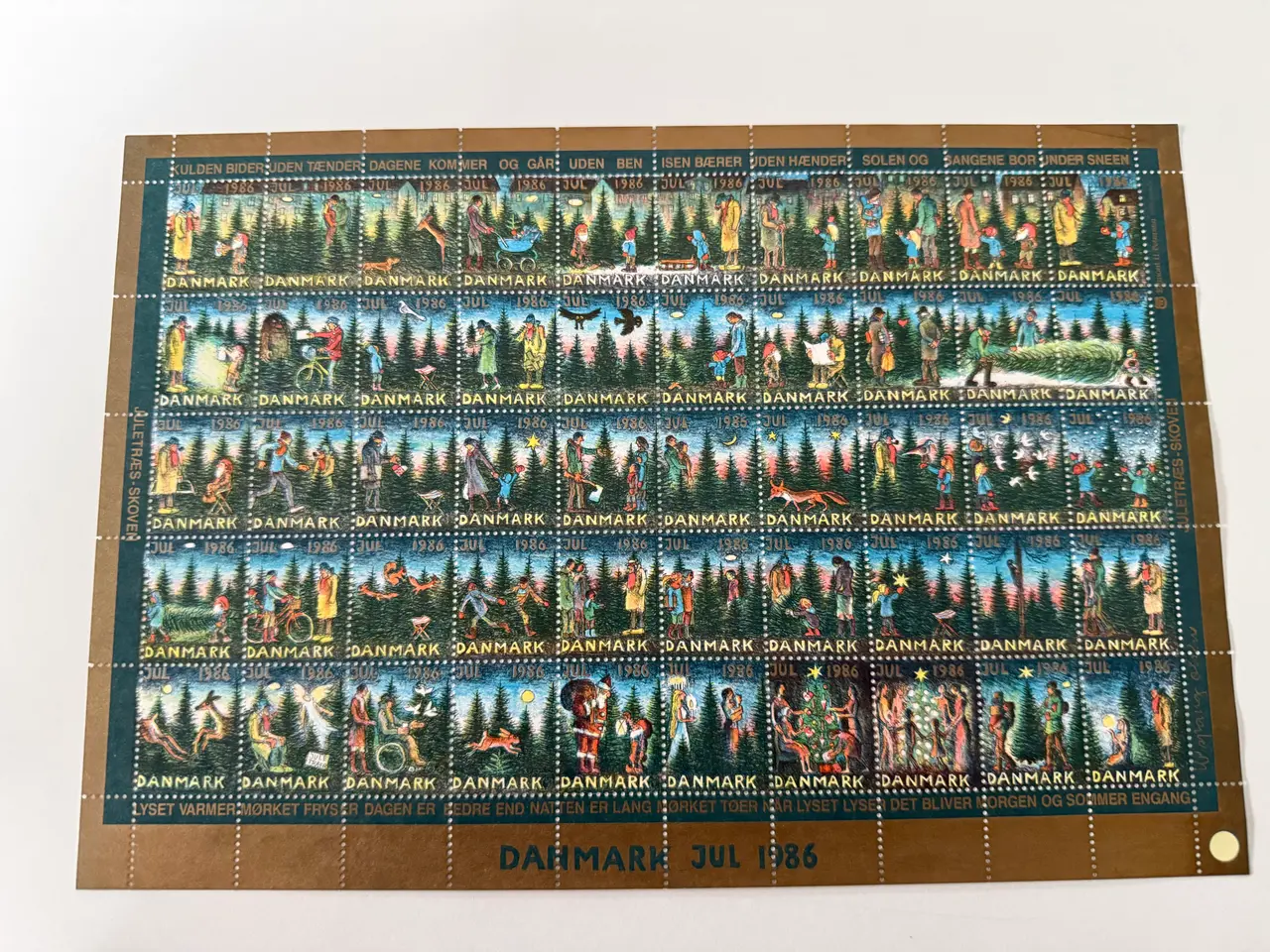 Billede 5 - Julemærkeark 1980-1989