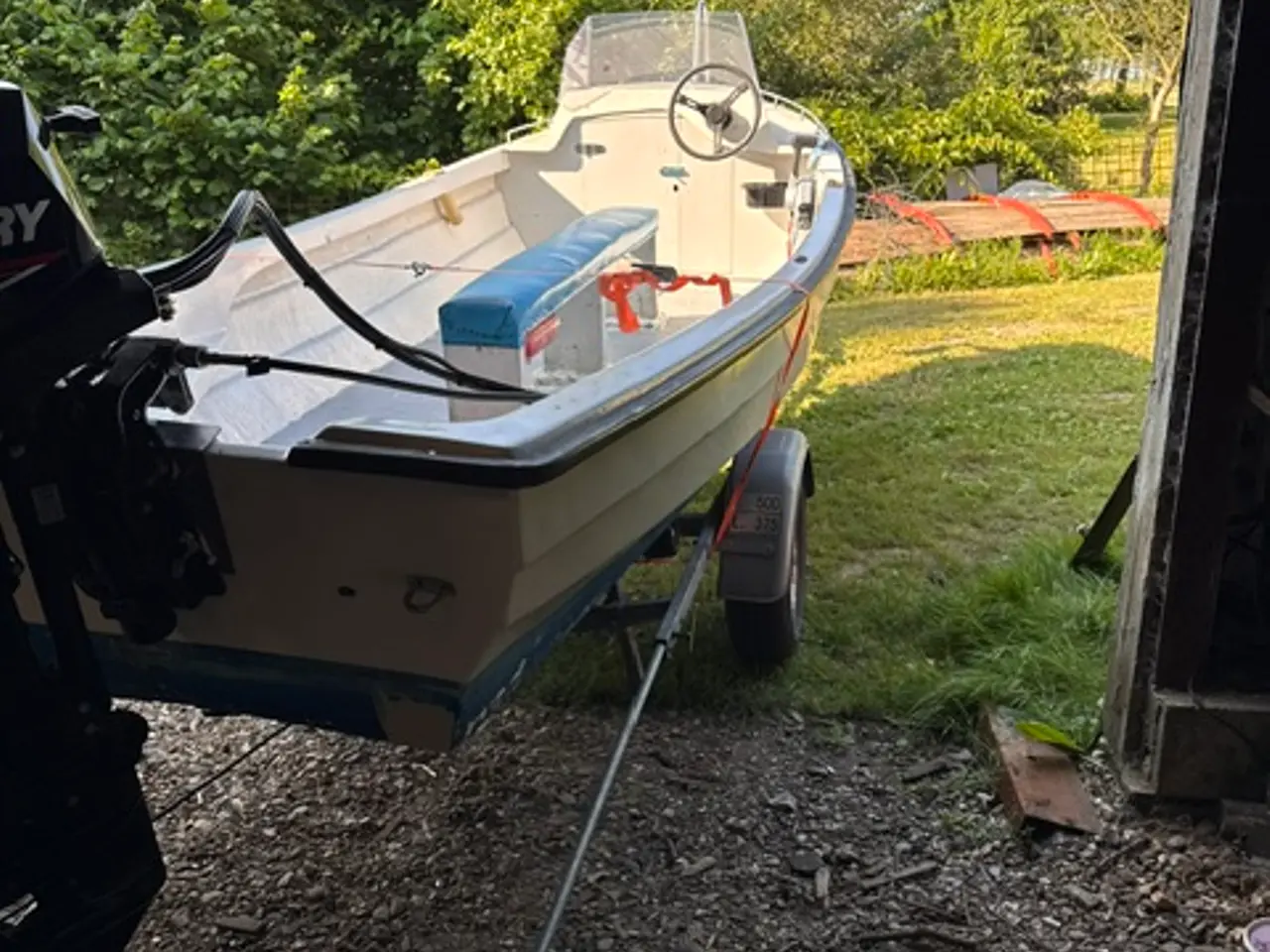 Billede 6 - Jolle 14 fod, båd trailer og motor