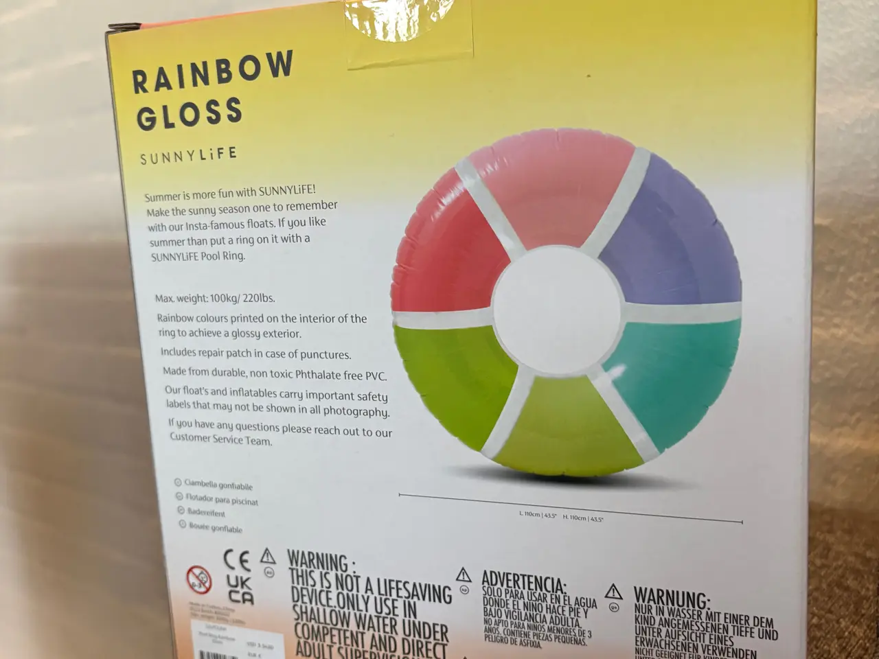Billede 2 - Ny Rainbow badering aldrig åbent.