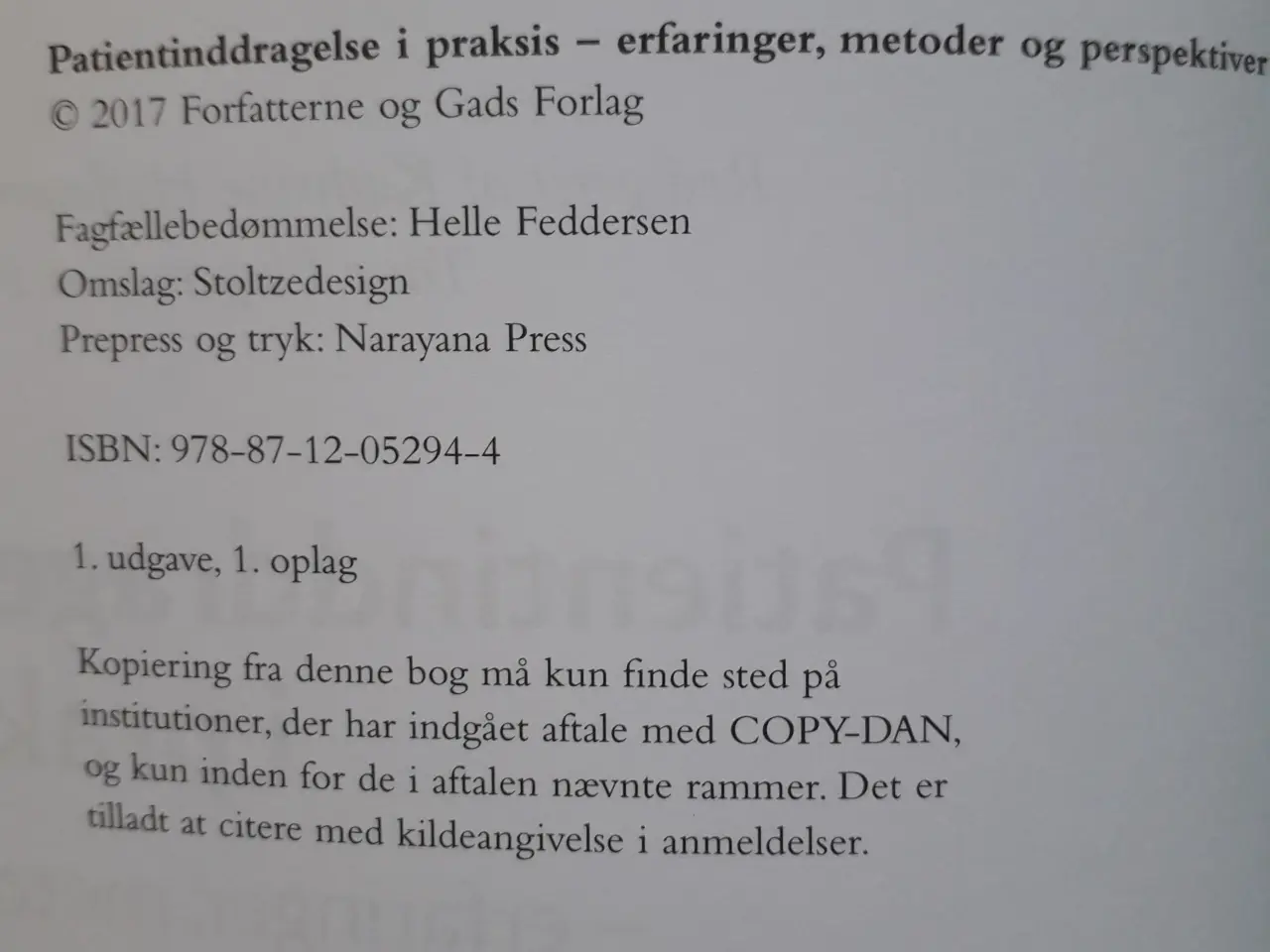 Billede 2 - Patientinddragelse i Praksis - erfaring, metoder 