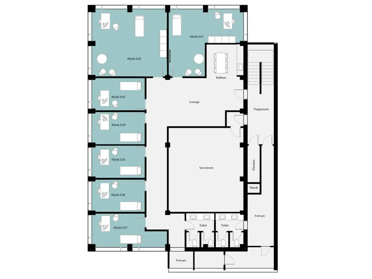 Billede 5 - Klinik i fælleskab. Lille Voldgade - Klinik 0.03